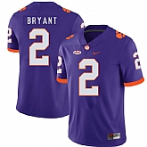 Clemson Tigers 2 Kelly Bryant Purple Nike College Football Jersey Dzhi,baseball caps,new era cap wholesale,wholesale hats